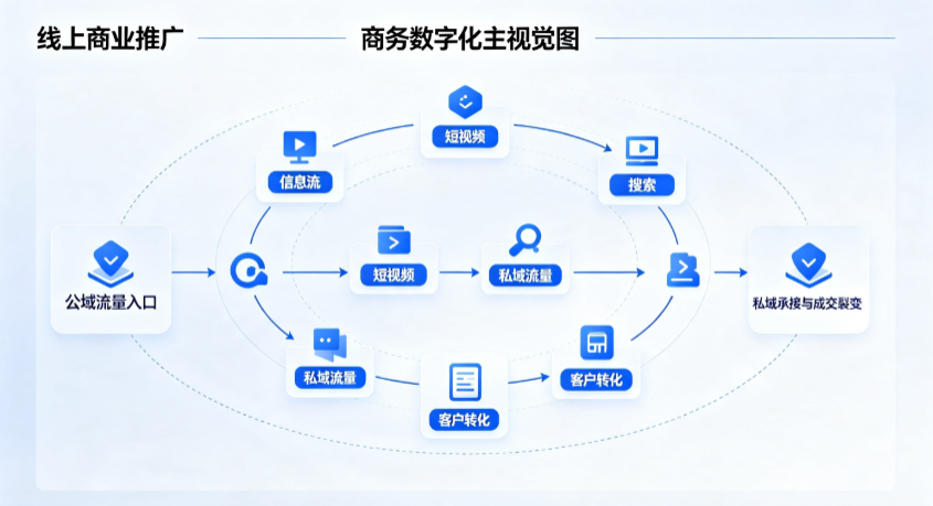 汶上县线上商业推广怎么做？全域流量闭环搭建与低成本转化实战指南